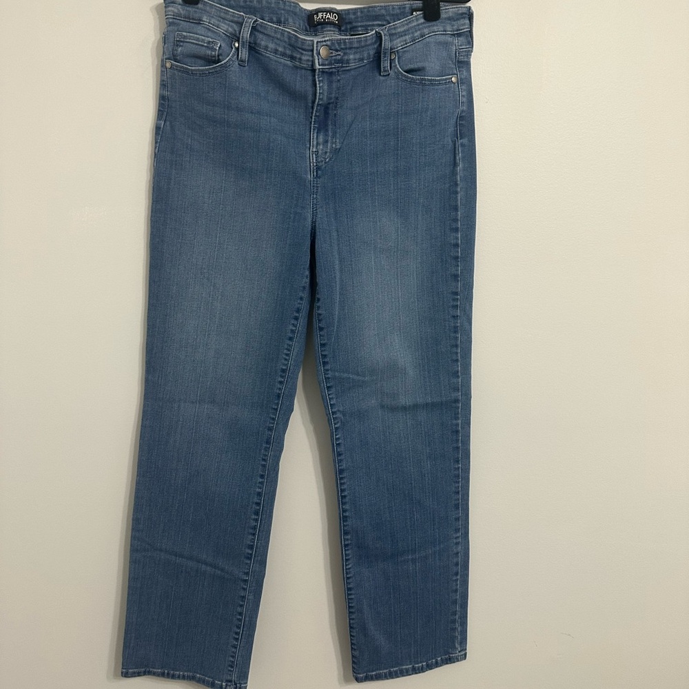 Buffalo David Bitton Women's Straight Leg Blue Jeans
